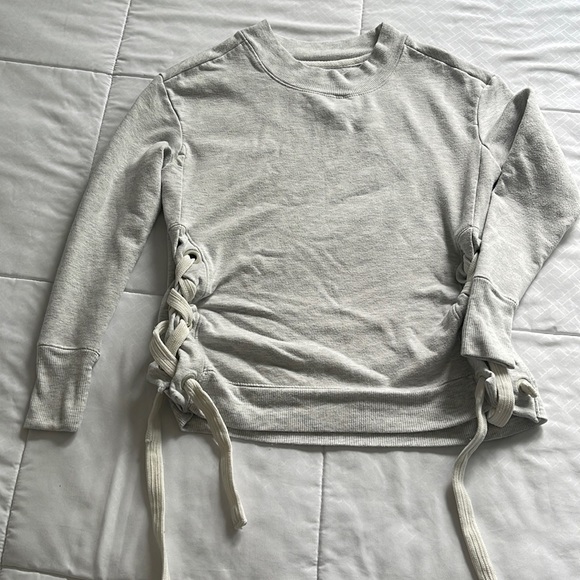 Absolutely Fit laced up sweatshirt - Picture 1 of 5
